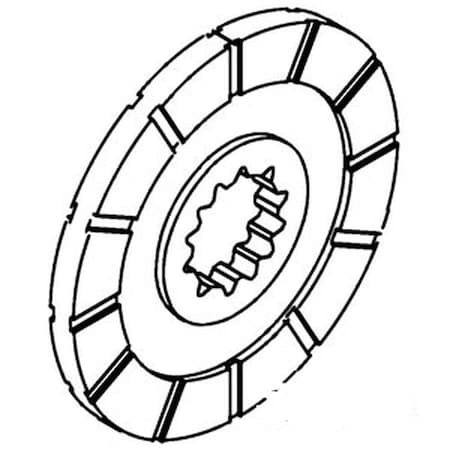 Aftermarket Fits Case IH Brake Disc Compact Tractor for Models 275, Tractor B414 704422R93